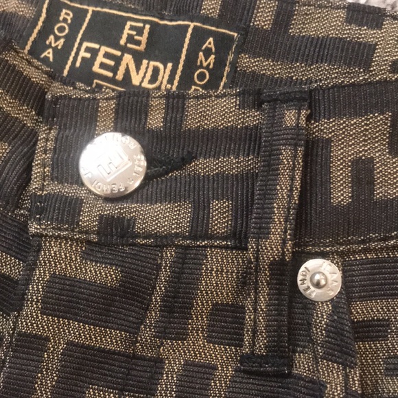 Fendi Monogram High Waisted Pants - Picture 7 of 9